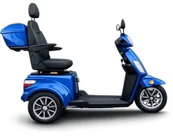 Retelli Liberta Tre - driewiel scootmobiel - blauw - met verstelbare comfort stoel - uitneembare lithion accu - 60v20ah - GRATIS topkoffer & alarm - incl bezorging