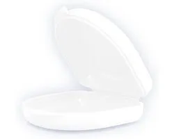 wellsamed KFO - Classic white rail box for storing dental braces or dental splints - ShopVlot