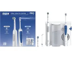 Oral-B Idropulsore Health Center Adulte Brosse à dents rotative-oscillante Blauw, Wit