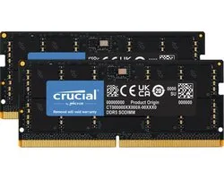 Kit Crucial 64Go DDR5-4800 (2x32Go) SODIMM CL40 (16Gbit)