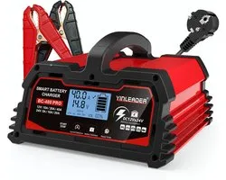 Yinleader Car Battery Charger 40A 12V / 24V Fully Automatic Intelligent Maintenance Charger with LCD Display Charger - ShopVlot