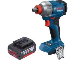 Bosch GDX 18V-285 Professional accu-slagschroevendraaier 18 V 285 Nm 1/4'' borstelloos + 1x accu 4,0 Ah - zonder oplader