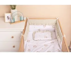 Sensillo tour de lit – protège-lit – contour de lit bébé 180×30-Unicorn