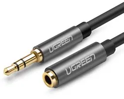 Ugreen - AUX - verlengkabel kabel 3,5 mm mini-jack 1m zilver - (10592)