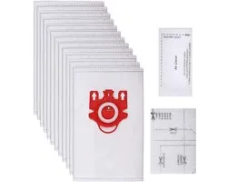 Convient pour le sac à poussière de remplacement pour les aspirateurs Miele HyClean 3D Efficiency FJM (numéro de pièce 9917710) - Convient aux aspirateurs Miele avec sac. Cette boîte contient 12 sacs