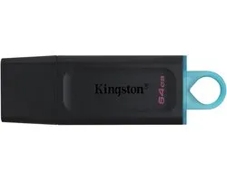 Kingston Technology DataTraveler Exodia lecteur USB flash 64 Go USB Type-A 3.2 Gen 1 (3.1 Gen 1) Noir