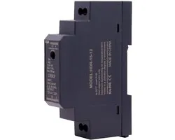 Schakelvoeding DIN rail 12 V DC 1.25 A - transformer 15 W - LED-indicator - eenvoudige installatie - ShopVlot