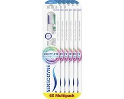 Sensodyne Complete Protection - Brosse à Dents - Manche Duoflex - Brins Souples - Nettoyage efficace des dents - Lot Économique 6 pièces16