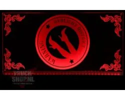 Panneau LED 60x30 RGB Red Light District pour camion, cabine, camion, caravane, etc.