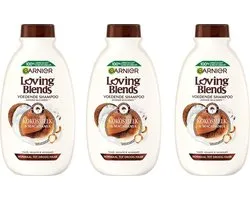 Garnier Shampoo - Loving Blends Kokosmelk & Macadamia - 3 x 300 ml