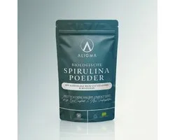 Aligma Spiruline Bio en Poudre : le complément nutritionnel plein de nutriments essentiels pour l'homme ! - 500 grammes