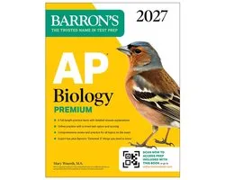 Barron's AP Prep- AP Biology Premium, 2027: Prep Book with 6 Practice Tests + Comprehensive Review + Online Practice (Barron's AP Prep)