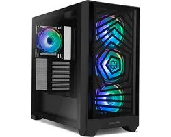 NOX Hummer PLASMA Midi Tower Zwart