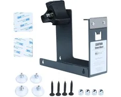 U.S. Solid Bureauplakbanddispenser - breedte 6,35 cm, kern 7,6 cm, 3 montageopties, staal - ShopVlot