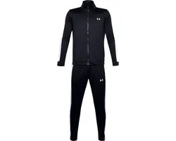 Under Armour UA Rival Knit Track Suit-BLK Heren Trainingspak - Zwart - Wit