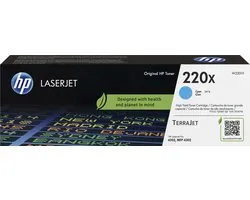 HP 220X - Tonercartridge - Origineel - Hoge Capaciteit - Cyaan