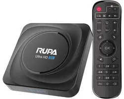 Boîtier TV Android 11.0 RUPA, Smart TV Box 8 Go RAM 128 Go ROM Processeur Quad-Core RK3566 BT4.0 HD 3D 8K 2,4G/5,8GHz WiFi HDMI USB 3.0 LAN 1000M Android Box