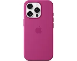 Apple Silicone Backcover MagSafe voor de Apple iPhone 16 Pro - Fuchsia