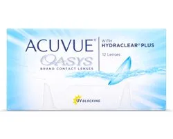 -2.50 - ACUVUE® OASYS with HYDRACLEAR® PLUS - 12 pack - Weeklenzen - BC 8.80 - Contactlenzen