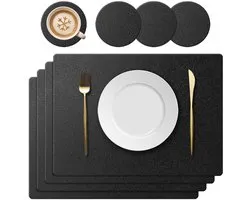 SnelShoppen - KERYCHIN Tafelset van Siliconen, Wasbaar, Rond, Antislip, Hittebestendig tot 230 °C, Onderzetter voor Keuken en Restaurant, 40 x 30 cm,