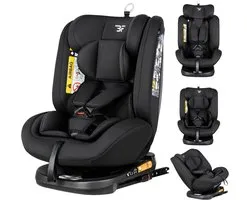 Bebies First Autostoel Kiddo I-Size 360° Draaibaar & Isofix Groep 0/1/2/3 (40-150 cm) - Zwart