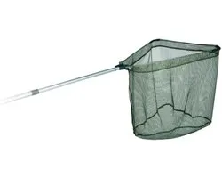 EXC Landing Net 180 - Inklapbaar Schepnet 50x50cm - 1.80m steel - 40cm diep - Uitschuifbare steel - Karper Schepnet - Vissen