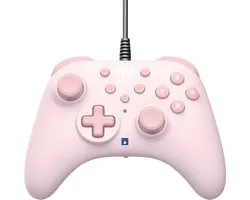 Manette filaire HORIPAD Turbo pour Nintendo Switch 2 - Rose - Produit sous licence officielle Nintendo