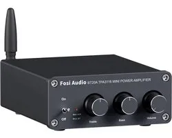 Fosi Audio BT20A - Versterker Stereo HiFi - Bluetooth 5.0 - 100 W x2