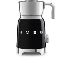 SMEG MFF11BLEU Melkopschuimer - Inductie - 500W - 6 Programma's - Warme & Koude Melkschuim - RVS Kan - '50s Style - Zwart