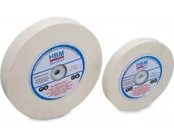Pierre à aiguiser HBM 150 x 20 mm pour HSS - WHITE Gritt 120