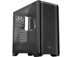 PREYON Nest Windy - PC Case - Behuizing - Compatibel voor Micro-ATX, Mini-ITX - Zonder voeding - Zwart
