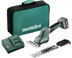 Set de cisailles à gazon Metabo PowerMaxx SGS 12 Q 12V Li-Ion (1x 2.0 Ah) dans un sac - 11,5 cm