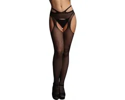 Suspender Pantyhose met Strappy Waist - One Size