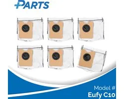 Sacs à poussière Eufy C10 (6 pièces, alternative Plus.Parts pour T290A / T291C)