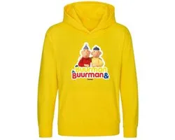 Hooded sweater Buurman & Buurman Logo Geel XS