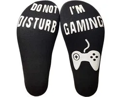 Chaussettes de jeu | chaussettes de Gaming | Taille 36 - 42 | Je joue en mode Ne pas déranger | Chaussettes de jeu amusantes | Cadeau pour les joueurs | Chaussettes noires
