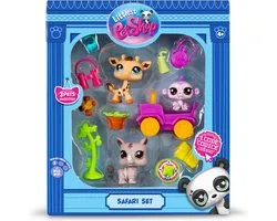 animaux Safari Pack – 3 animaux et accessoires – sous licence officielle – joli ensemble de jouets animaux – figurines animaux – speelgoed pour enfants à partir de 4 ans – BF00524