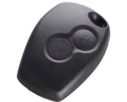 Boîtier de clé de voiture 2 boutons adapté à la clé Renault Kangoo / Renault Master / Renault Twingo / Dacia Logan / Sandero / Opel Movano / Renault .