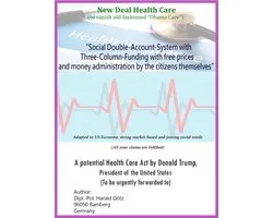 "Social Double-Account-System with Three-Column-Funding with free prices and money administration by the citizens themselves" Adapted to US Economy, strong market-based and joining social needs (All your claims are fulfilled)