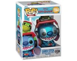 Funko Pop! Plus Disney: Lilo & Stitch - Gamer Stitch (Metallic) #1564