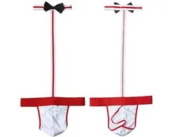 VemeFufu String voor heren, Borat mankini, sexy ondergoed, badpak, string, borot, lingerie, kostuum voor mannen, Halloween, kerstcadeau, eenheidsmaat