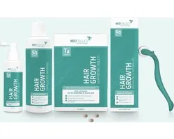 Traitement Neofollics pour la pelade - Shampooing 250ml - Tablettes 100pcs/ - Lotion 90ml - Rouleau cuir chevelu