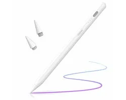 Sounix Stylus Pen - Stylet pour Tablette - Stylet pour Tablette - Convient aux iPad à partir de 2018 - Stylet Active - Wit