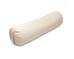 Yoga bolster beige biokatoen (OCS) – 60 cm x 16 cm