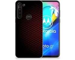 Motorola Moto G8 Power TPU bumper Geruit Rood