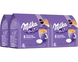 Senseo Milka Koffiepads - Warme Chocolademelk - 4 x 8 pads