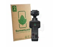 2 Stuks Screenprotector voor Insta360 Luna Pro (Display + Lens) - Hoogwaardige Beschermfolie transparant