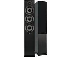 ELAC Debut F6.2 Floorstanding Speakers (Pair), Black Ash