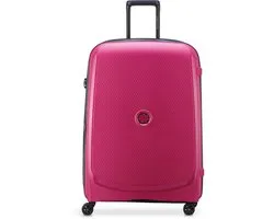 Delsey Paris Belmont Plus Grande Valise 76 cm Extensible – PP Recyclé – 110L – 4,7 kg – Serrure TSA – Fermeture éclair SECURITECH® – 4 Roues Doubles - Raspberry