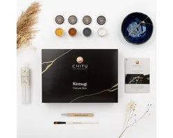 CHIYU Kintsugi Repair Kit: Deluxe Box - Goud - Zilver - Koper - Zwart